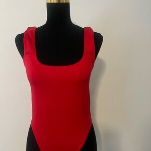 Red Women's  bodysuit